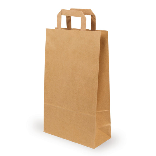 Torba papierowa z uchwytami, brązowa — Widok główny bezpośrednio od producenta Elke Plastic