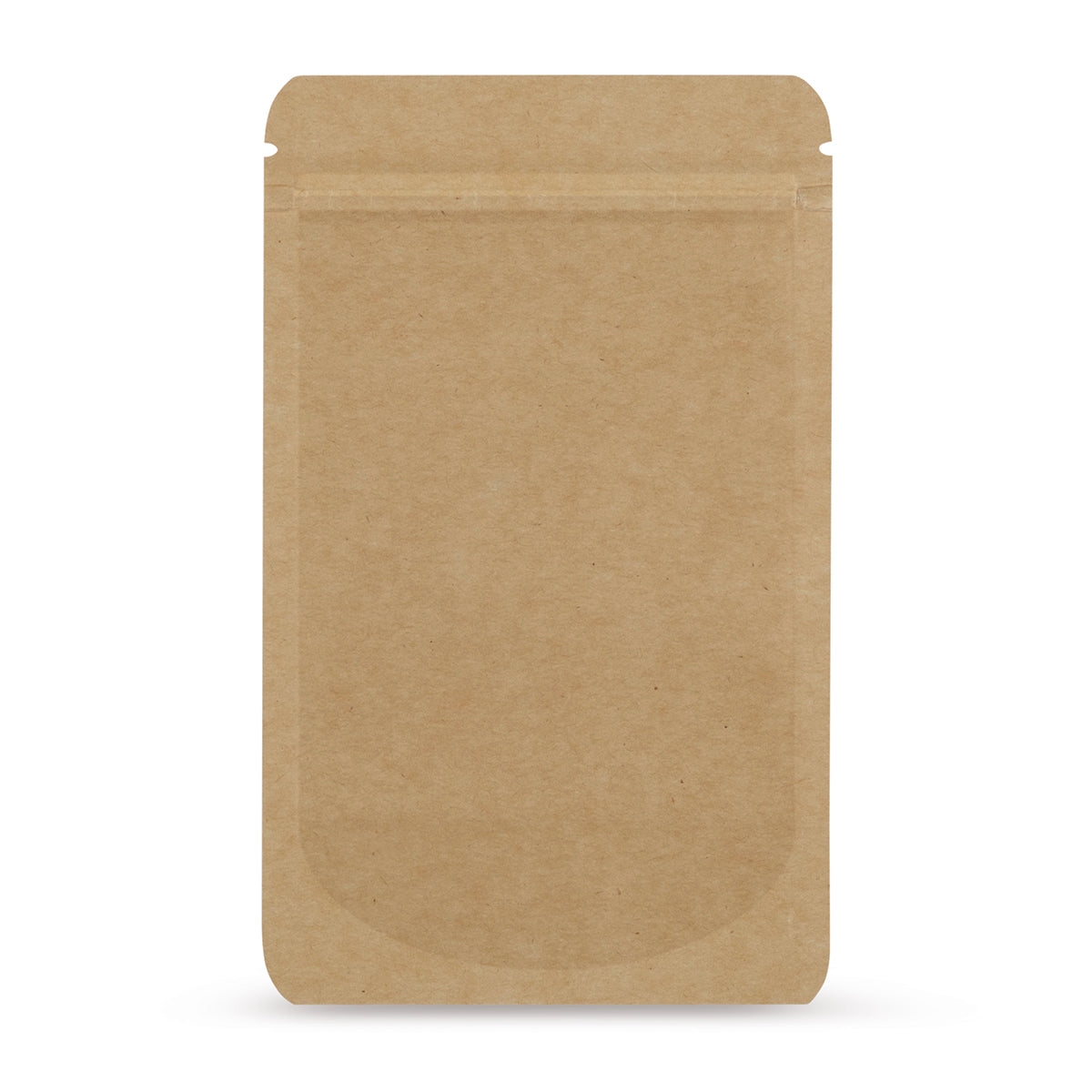 Doypack z papieru kraft — Widok główny woreczka w optyce papieru kraft od Elke Plastic